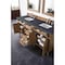 James Martin Vanities Brittany 72in Double Vanity, Saddle Brown w/ 3 CM Charcoal Soapstone Quartz Top 650-V72-SBR-3CSP - alternate 2